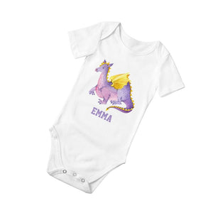 Personalized Baby Onesie Dinosaur I05