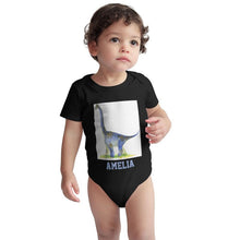 Load image into Gallery viewer, Personalized Baby Onesie Dinosaur I02