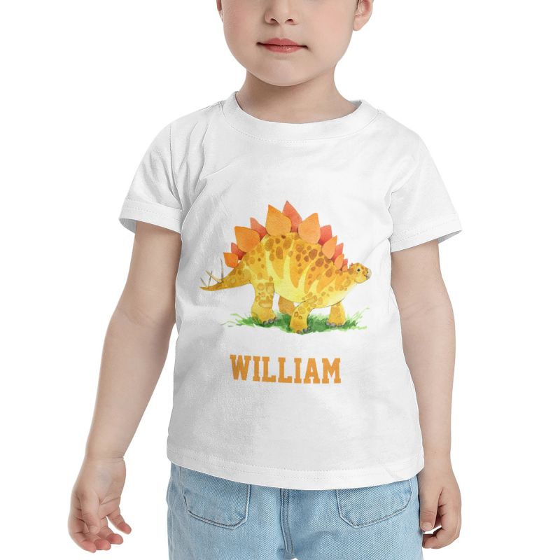 Personalized Kids Tee Dinosaur I03