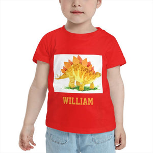 Personalized Kids Tee Dinosaur I03