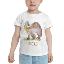 Load image into Gallery viewer, Personalized Kids Tee Dinosaur I05