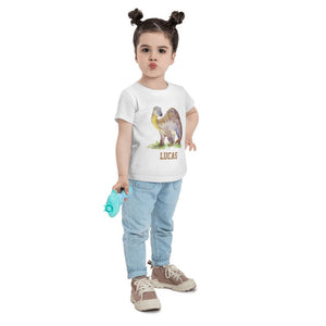 Personalized Kids Tee Dinosaur I05