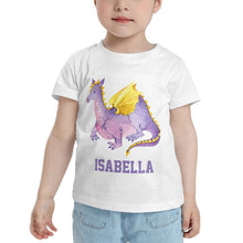 Load image into Gallery viewer, Personalized Kids Tee Dinosaur I08