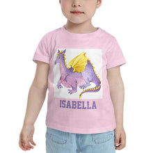 Load image into Gallery viewer, Personalized Kids Tee Dinosaur I08