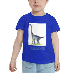 Personalized Kids Tee Dinosaur I11