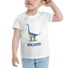 Load image into Gallery viewer, Personalized Kids Tee Dinosaur I11