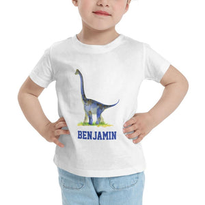 Personalized Kids Tee Dinosaur I11