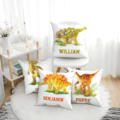 Personalize Name Dinosaur Pillow I01