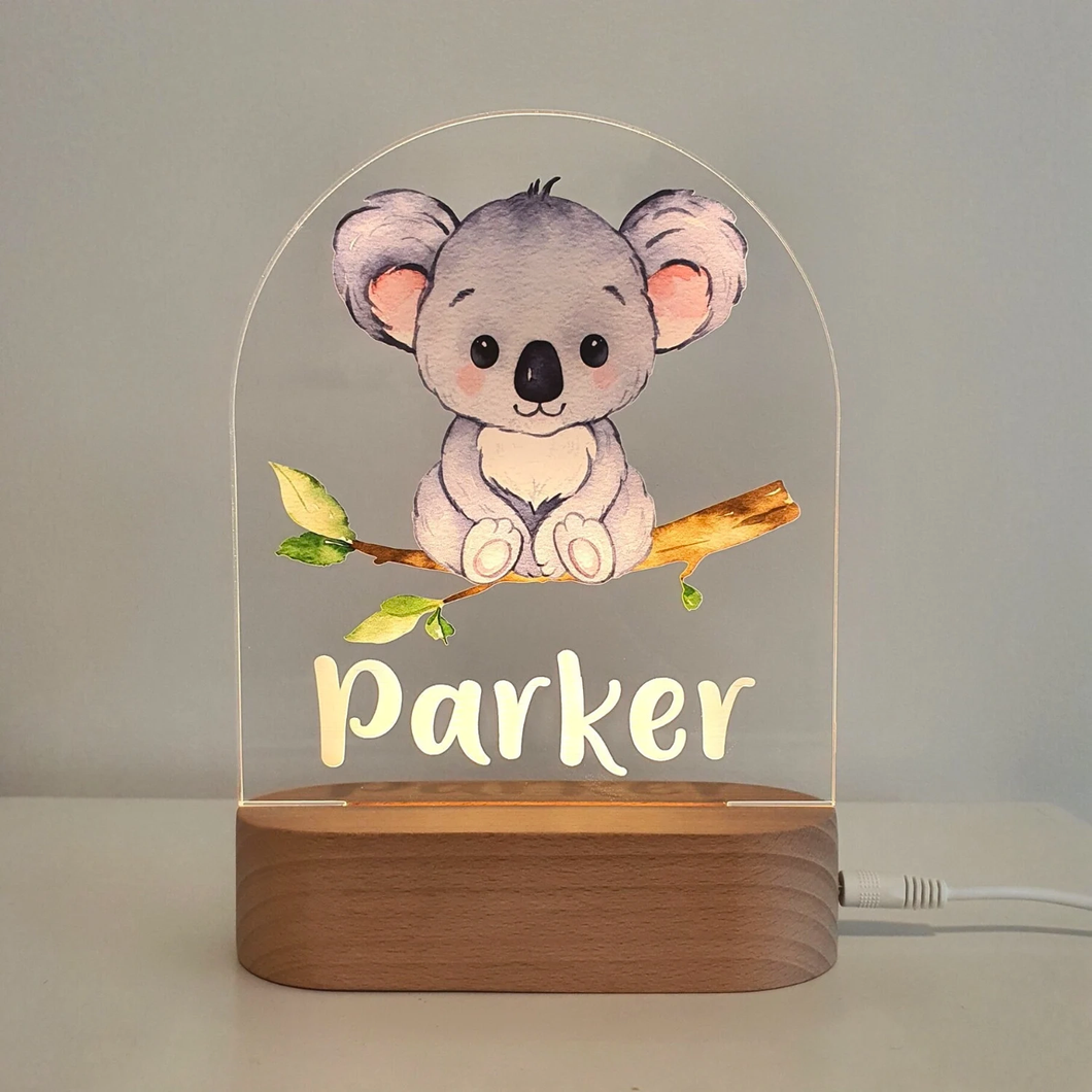 Custom Colorful Animal Night Lights -III14 Koalas