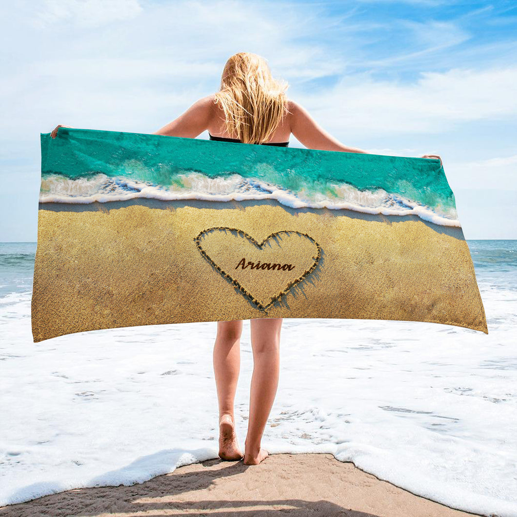 Personalized Beach Towels With Beach III04