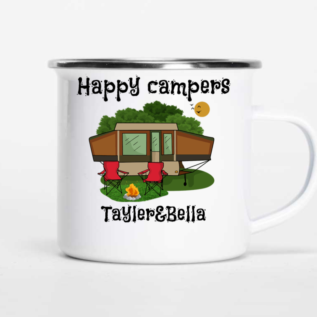 Personalized Happy Campers Mugs I08