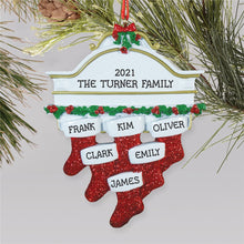 Load image into Gallery viewer, Personalized Christmas Ornament I03 Stocking