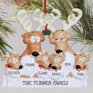 Personalized Christmas Ornament I02 Reindeer