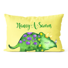Load image into Gallery viewer, Personalize Name Cushion Dinosaur 07