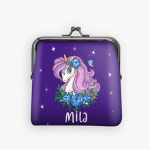 Load image into Gallery viewer, Personalized Lock Unicorn Coin Purse II12