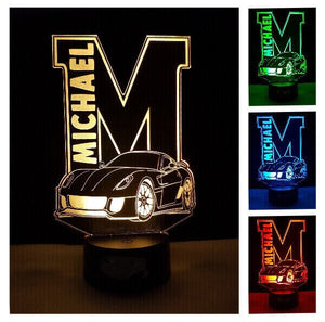 Custom Truck Night Lights with Name 16 Colors IV09