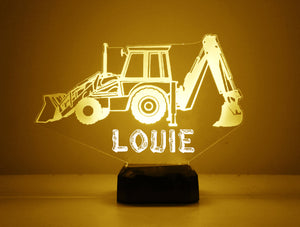 Custom Truck Night Lights with Name / 7 Color Changing LED Lamp III12