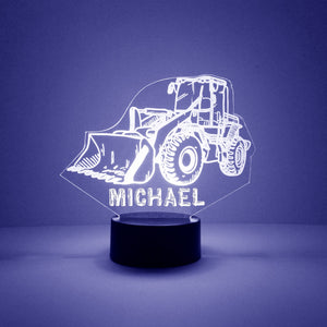 Custom Truck Night Lights with Name / 7 Color Changing LED Lamp III11