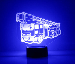 Custom Truck Night Lights with Name / 7 Color Changing LED Lamp III06
