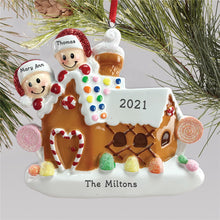 Load image into Gallery viewer, Personalized Christmas Ornament I08 Gingerbread