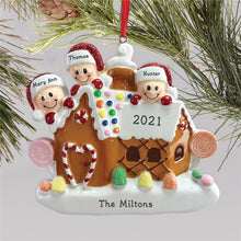 Load image into Gallery viewer, Personalized Christmas Ornament I08 Gingerbread
