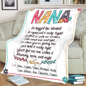 Personalized  Flora Blanket 17
