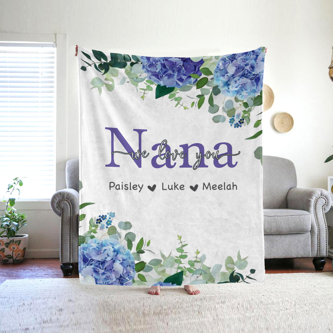 Personalized  Flora Blanket 16