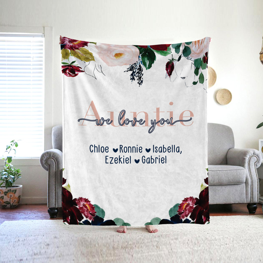 Personalized  Flora Blanket 13