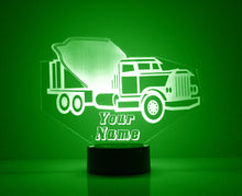 Load image into Gallery viewer, Custom Truck Night Lights with Name / 7 Color Changing LED Lamp III08