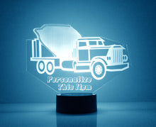 Load image into Gallery viewer, Custom Truck Night Lights with Name / 7 Color Changing LED Lamp III08