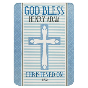 Personalized God Blessing Blanket