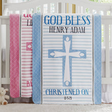 Load image into Gallery viewer, Personalized God Blessing Blanket
