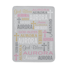 Load image into Gallery viewer, Personalized God Bless Name Blanket