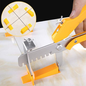 Tile Leveling System with Tile Plier