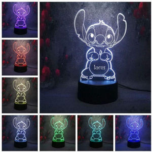 Personalized Name Night Lights for Kids/7 Colors 3D Night Light 08