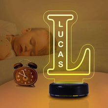 Load image into Gallery viewer, Custom Alphabet Night Lights Personalized Name Lamp
