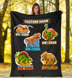 Custom Education Blanket I07 - Dino Park