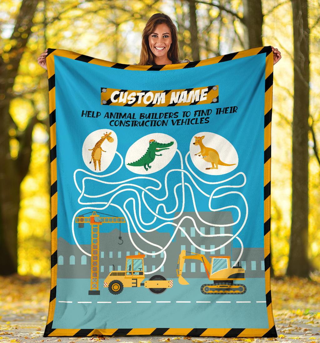 Custom Education Blanket I08 - Animals