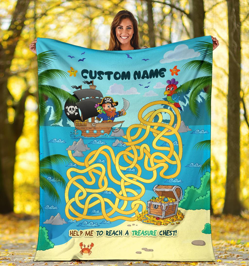 Custom Education Blanket I04 - Pirate Maze