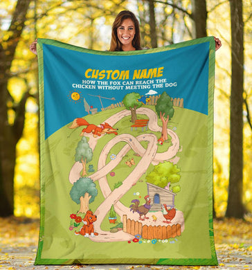 Custom Education Blanket I09 - Fox