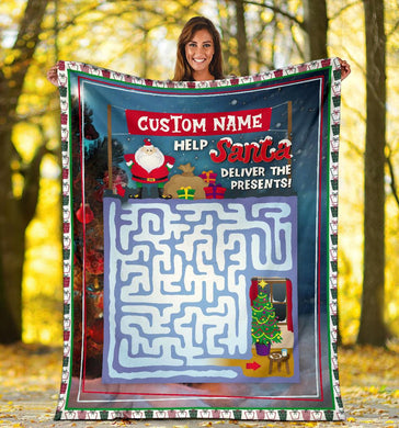 Custom Education Blanket I12 - Santa Claus