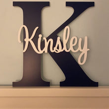 Load image into Gallery viewer, Personalized Nursery Name Sign