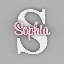 Load image into Gallery viewer, Personalized Nursery Name Sign