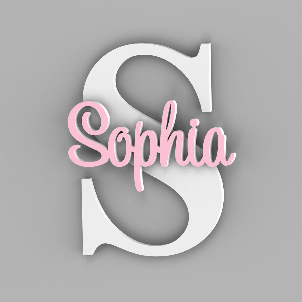 Personalized Nursery Name Sign