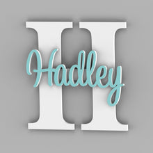 Load image into Gallery viewer, Personalized Nursery Name Sign