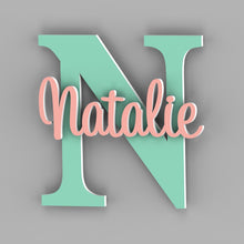 Load image into Gallery viewer, Personalized Nursery Name Sign