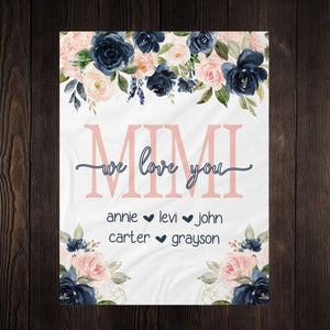 Personalized  Flora Blanket 15