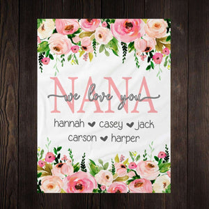 Personalized  Flora Blanket 11