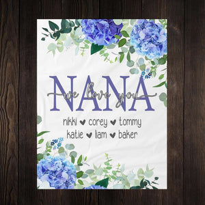 Personalized  Flora Blanket 16