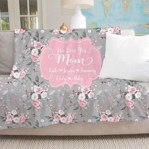 Personalized  Flora Blanket 05